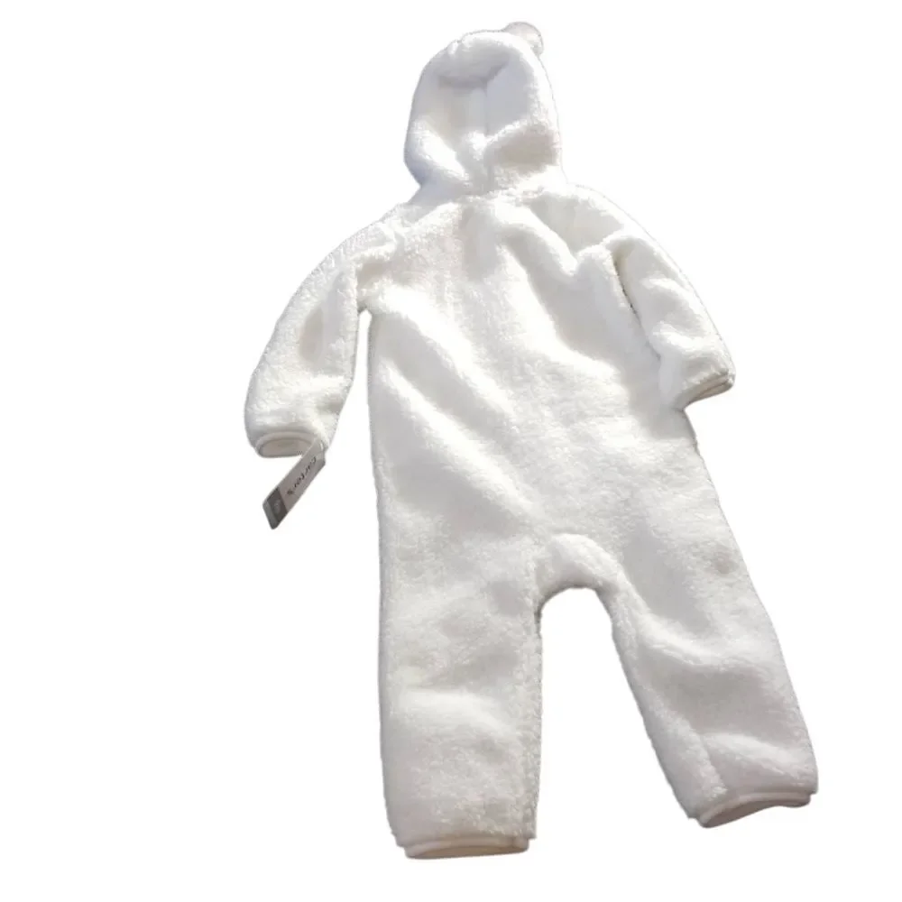 Carter's White Fleece Hooded Jacket (102)